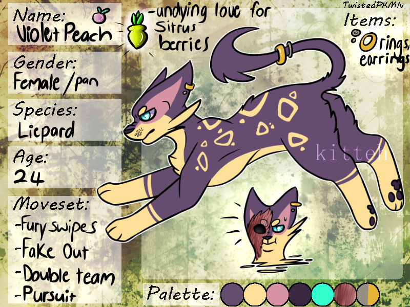 Violet Peach - TwistedPKMN app