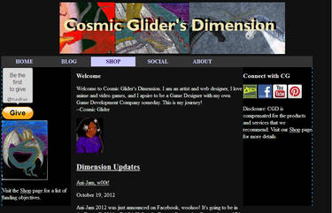 Cosmic Glider's Dimension ReLaunched