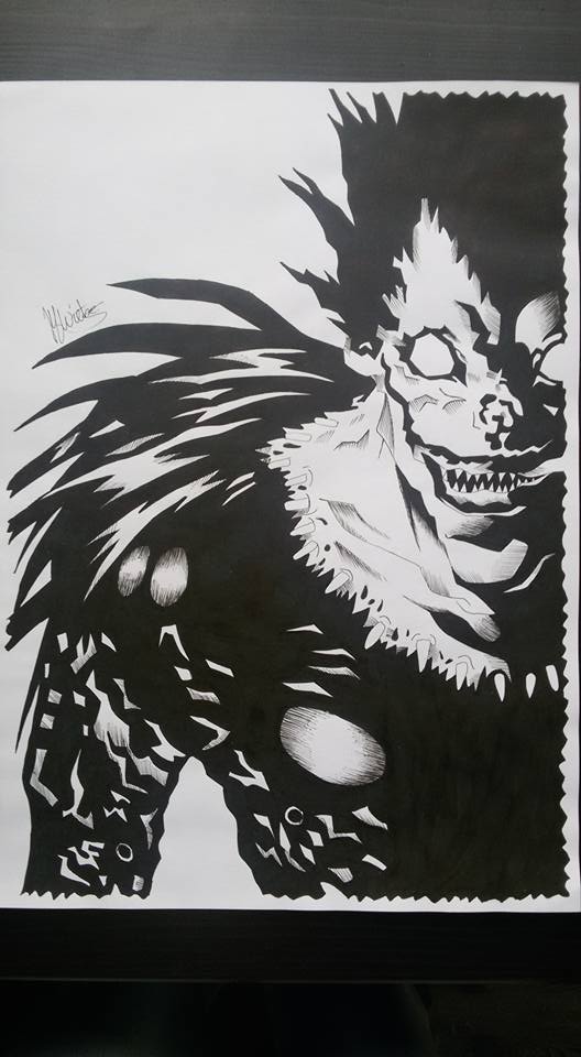 Death Note Ryuk drawing by moon-drawing on DeviantArt