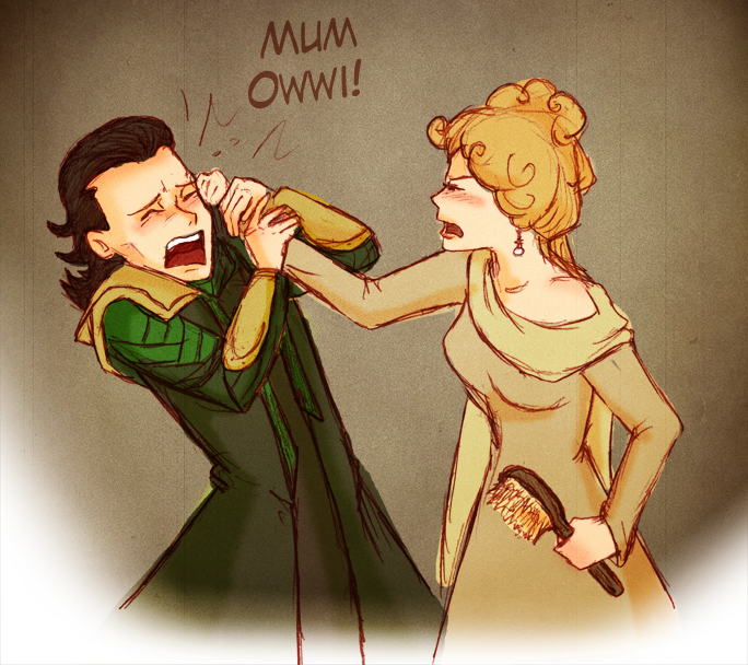 Mummy Frigga is not pleased