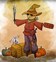 Scary Scarecrow by Arkham-Insanity