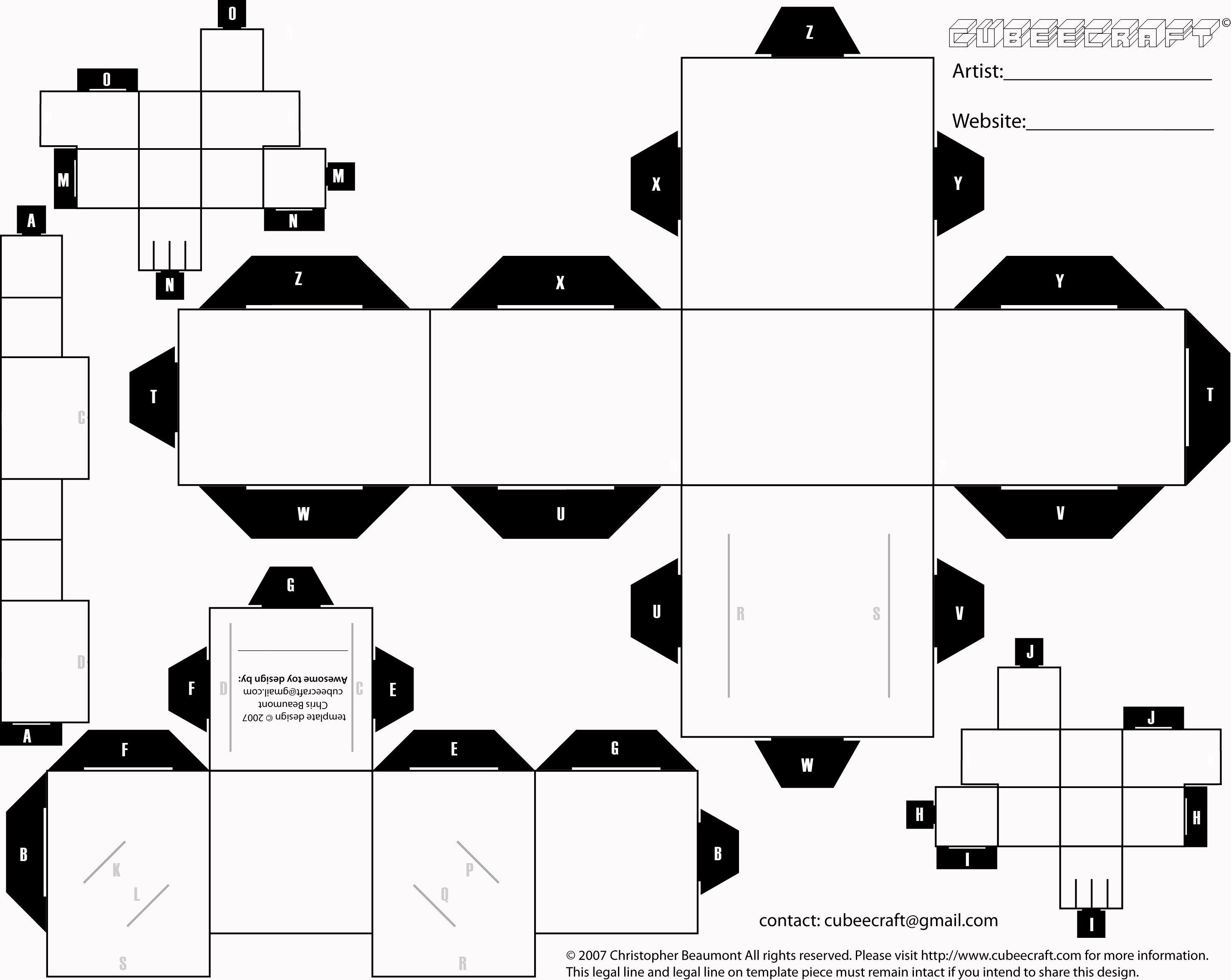 cubeecraft template