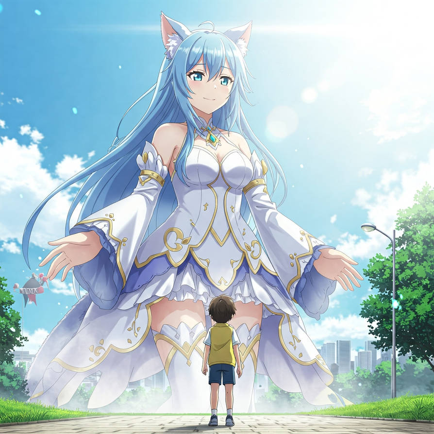 CATGIRL GIANTESS WAS FOUNDED BY TINY BOY By Zbusezhc On DeviantArt catgirl-giantess-was-founded-by-tiny-boy-by-zbusezhc-on-deviantart