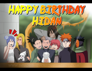 Happy Birthday Hidan by spades-ryou