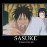 Sasuke Motivational Poster