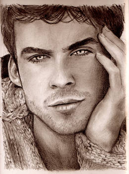 Speed Drawing Ian Somerhalder