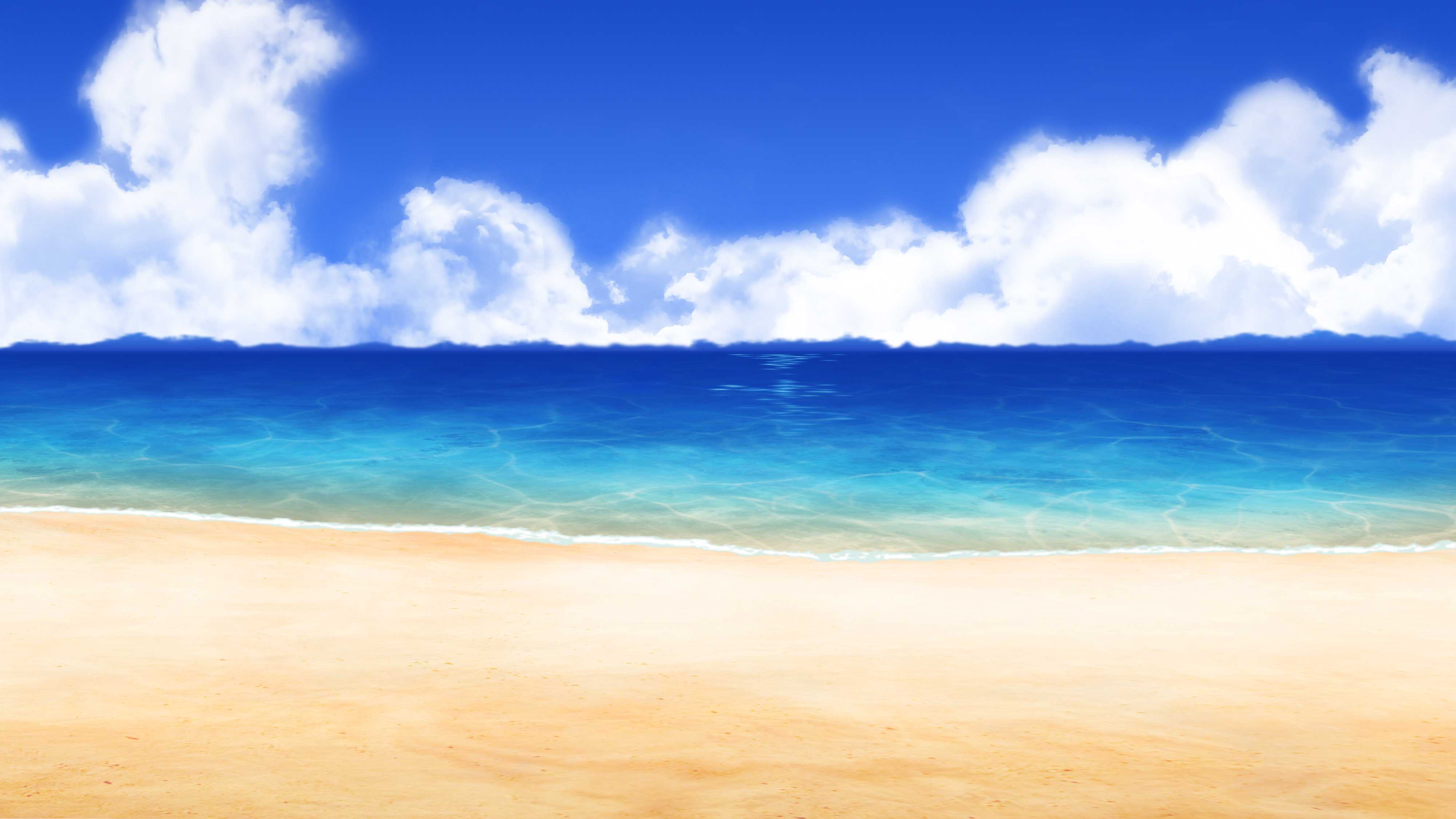 background] Anime-styled beach type 10 by akiranyo on DeviantArt