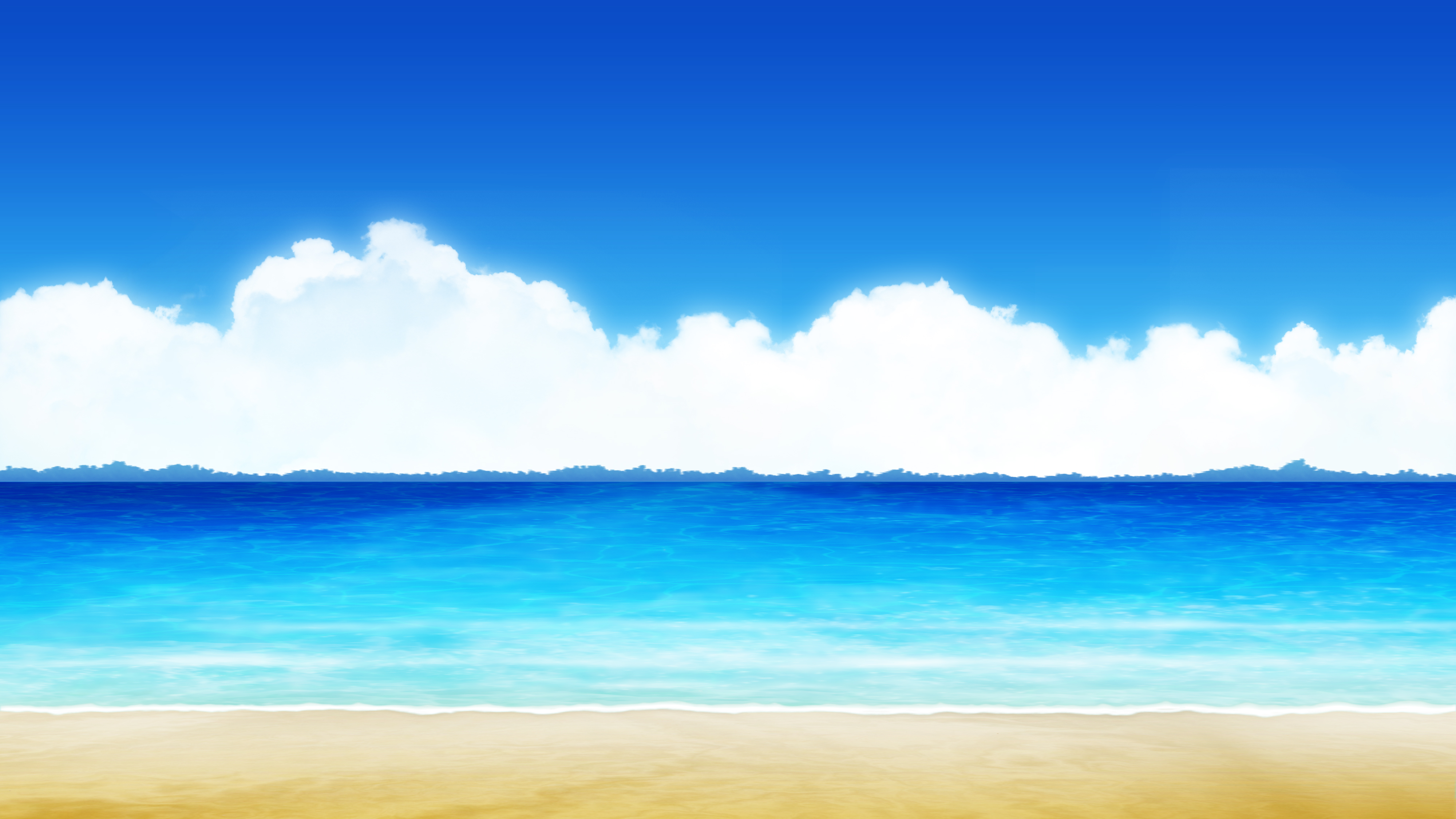 background] Anime-styled beach type 14 by akiranyo on DeviantArt