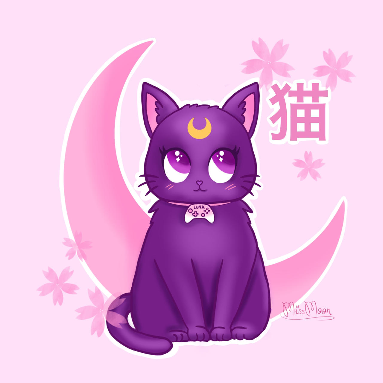 Luna Cat by missmoonluna on DeviantArt