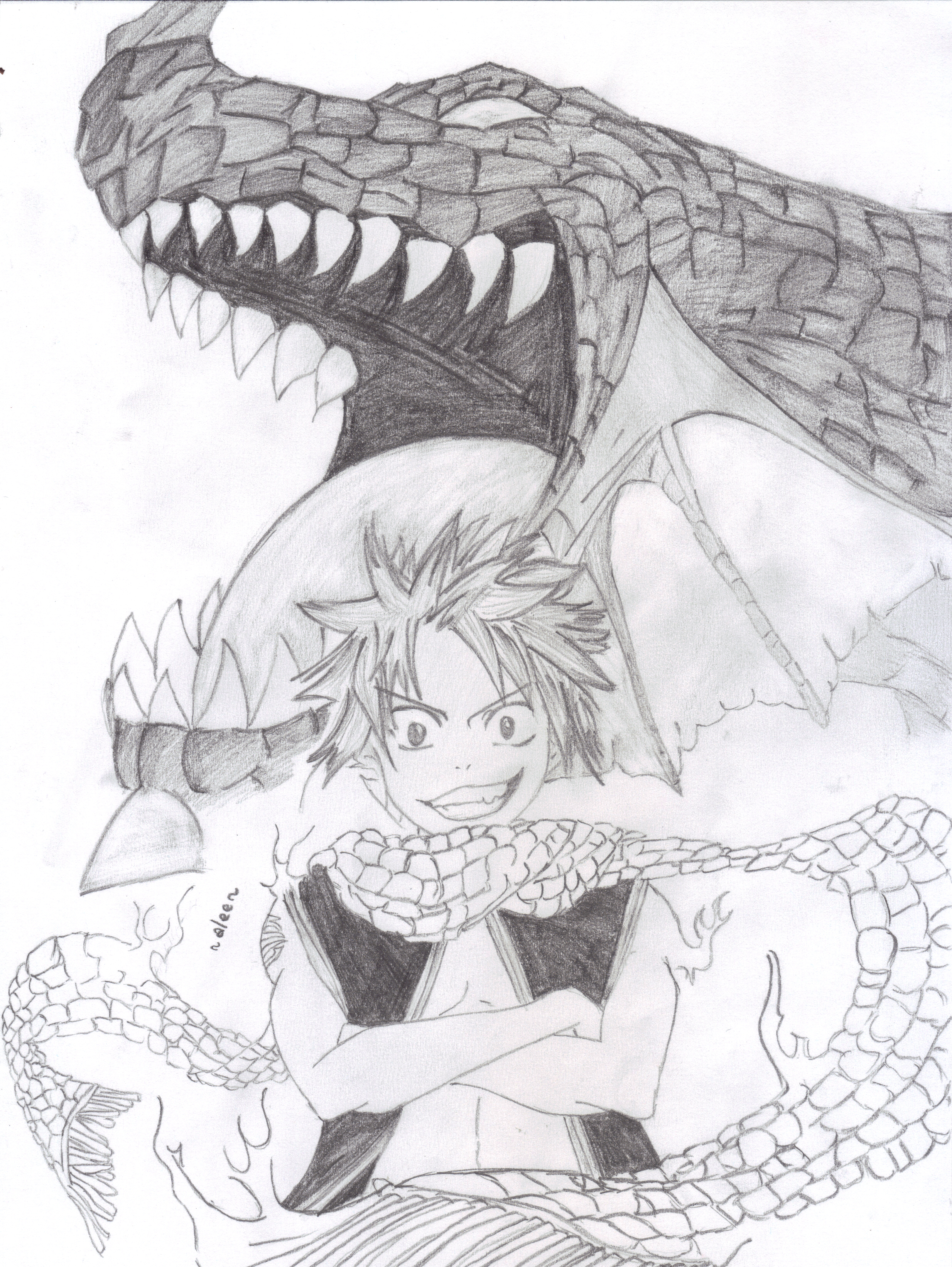 Natsu and Igneel