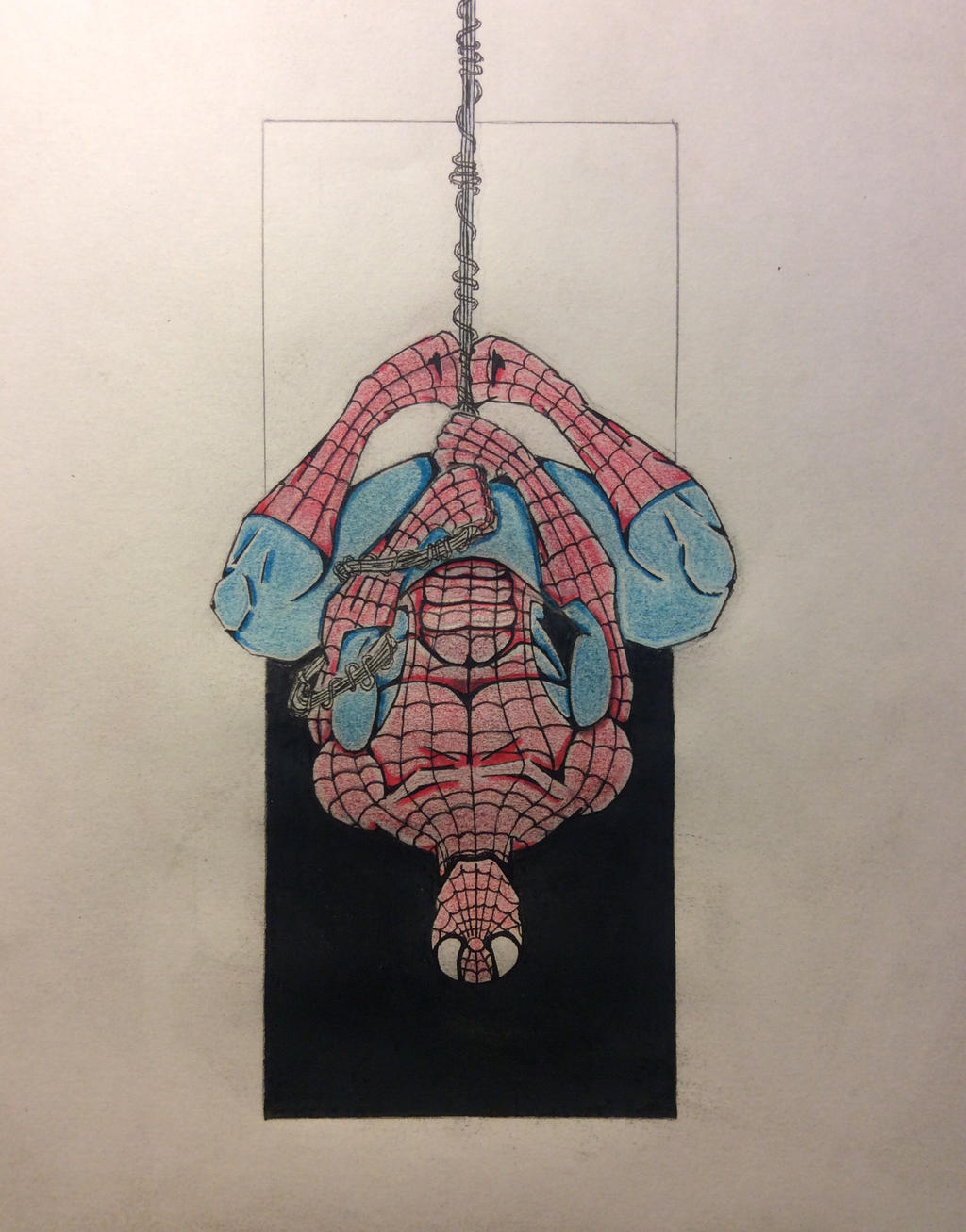 Spiderman Upside Down By Thecaptainofstorms On DeviantArt spiderman-upside-down-by-thecaptainofstorms-on-deviantart