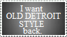 Old Detroit Style Stamp