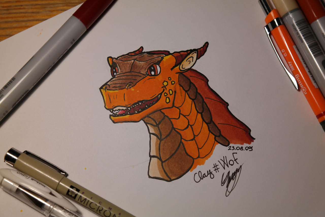 Clay Wings Of Fire Fanart By SzikraTheDragon On DeviantArt clay-wings-of-fire-fanart-by-szikrathedragon-on-deviantart
