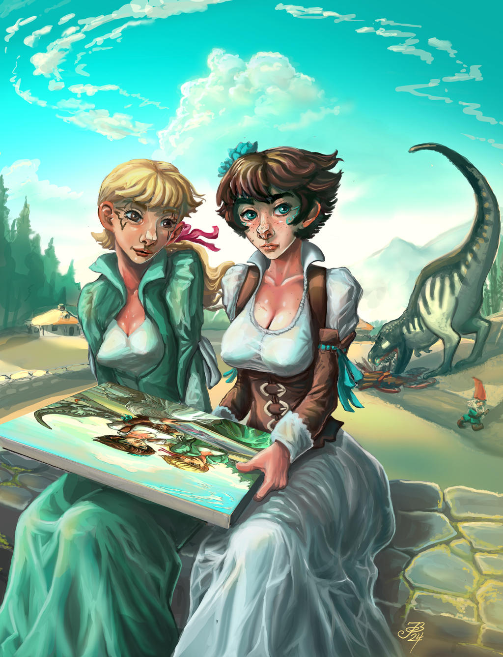 Sometimes I paint the future