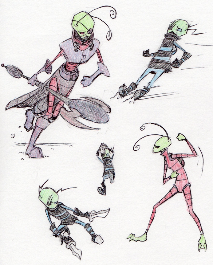 Action Poses Practice by DesoxyribonuKlein on DeviantArt