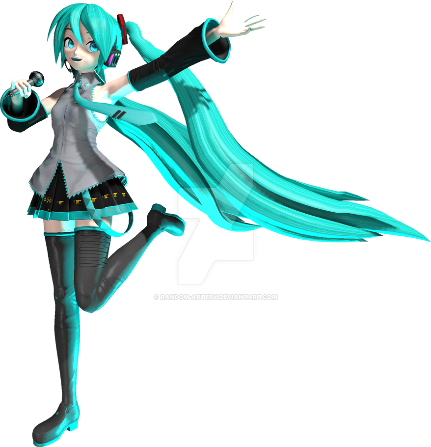 Hatsune Miku Singing by Random-Artery on DeviantArt