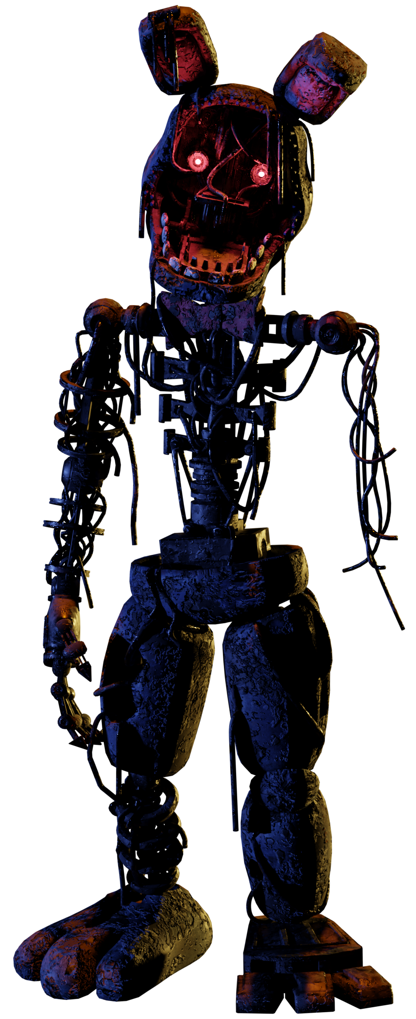 Ignited Bonnie Model[TJOC:R Fan Model} by FazbearAnimator on DeviantArt