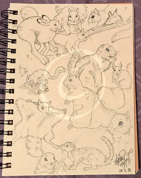 Lilly-Lamb Sketchbook 2018 Part 32