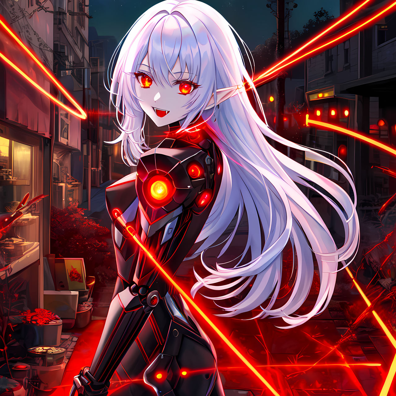 Future Vampire Stable Diffusion Cyborg Vampire 26 by Pandorasaurus on DeviantArt
