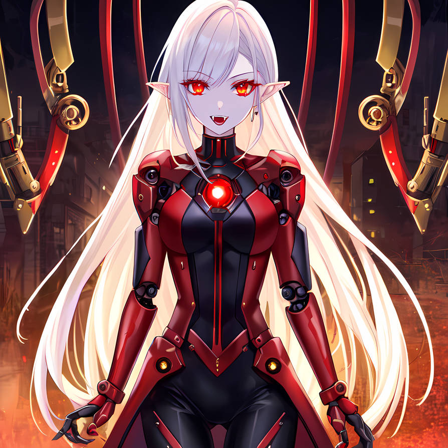 Future Vampire Stable Diffusion Cyborg Vampire 30 by Pandorasaurus on DeviantArt