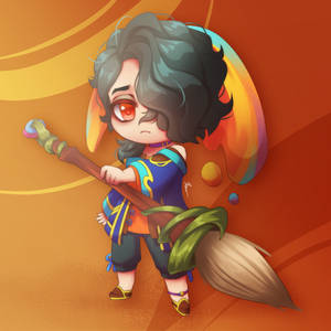 Hwei Chibi Champion (TFT) Fanart