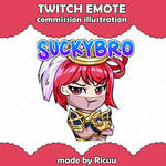 .: Twitch Emote Commission - Simongrm1 :. by Ricuu