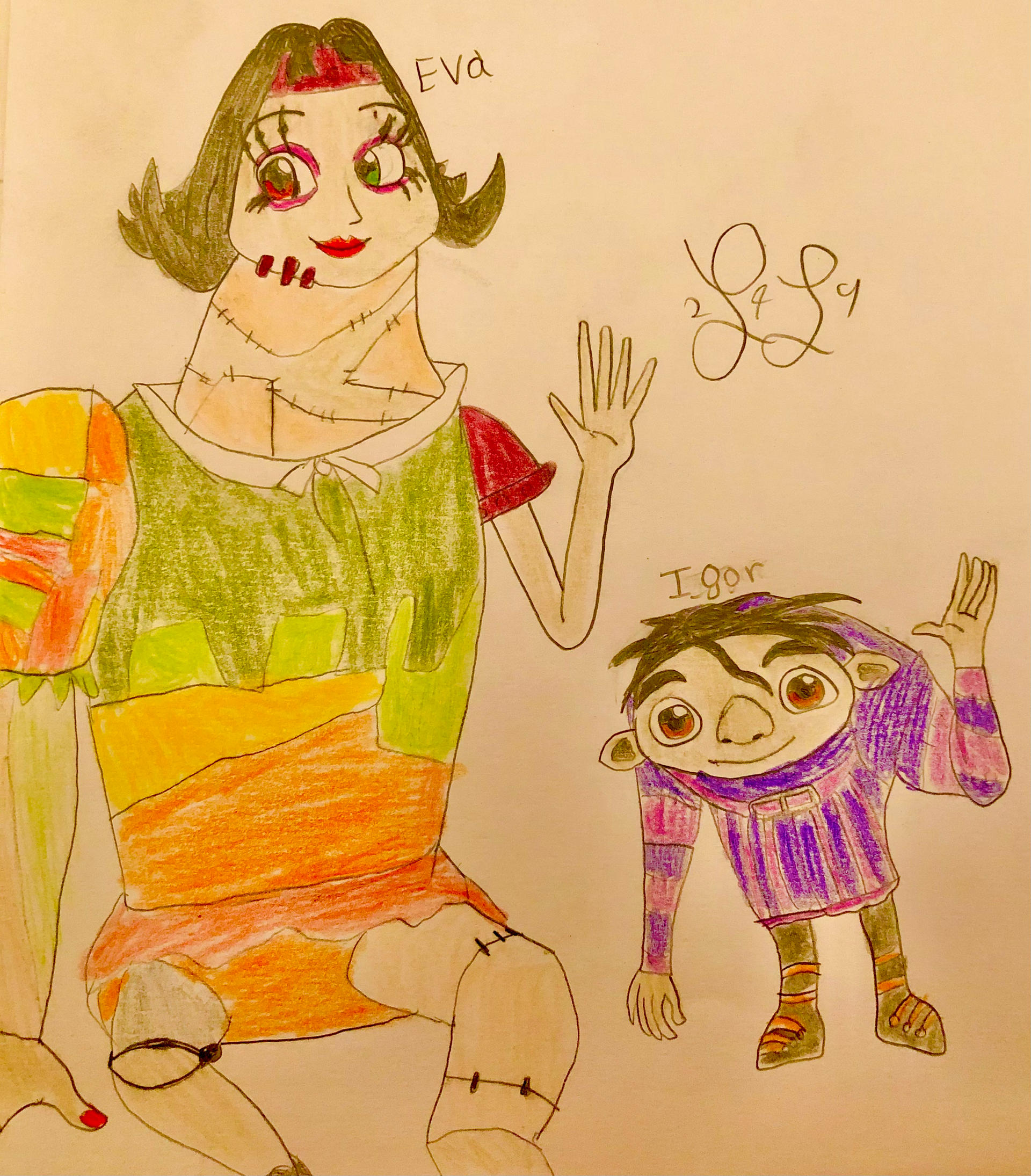 Igor And Eva By LugiaLover249 On DeviantArt igor-and-eva-by-lugialover249-on-deviantart