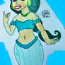 Princess Jasmine as a genie (for Aliencon)