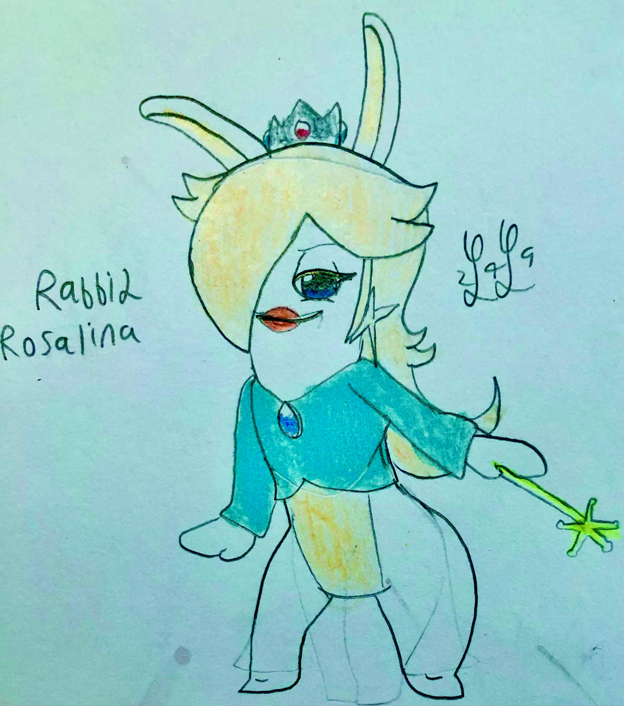 Azlina The Rabbit Rabbid Rosalina by LugiaLover249 on DeviantArt