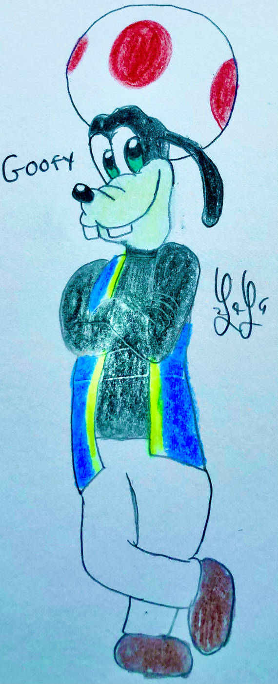 Goofy as Toad by LugiaLover249 on DeviantArt