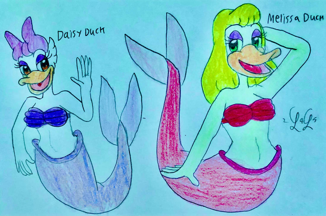Merrick Daisy Daisy and Melissa as merducks (for Doctrine243) by LugiaLover249 on ...
