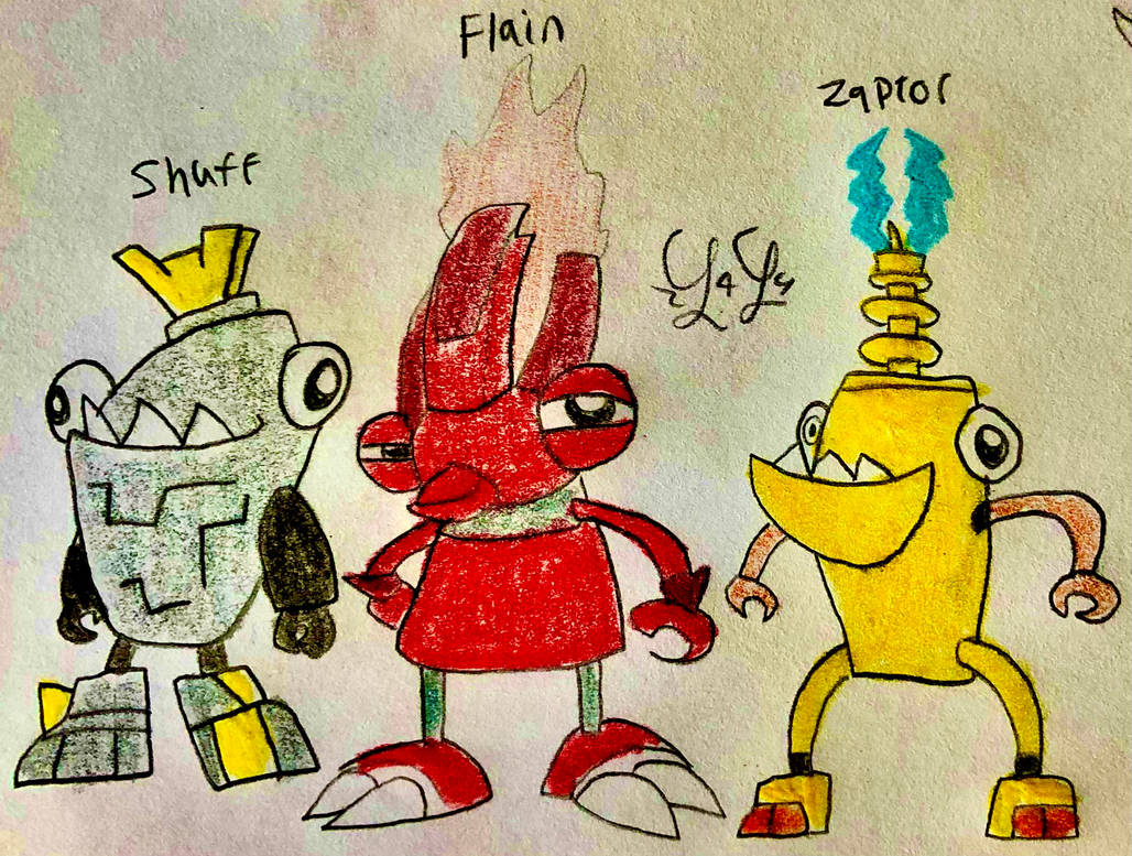 Shuff Deviantart Flain, Shuff, and Zaptor by LugiaLover249 on DeviantArt