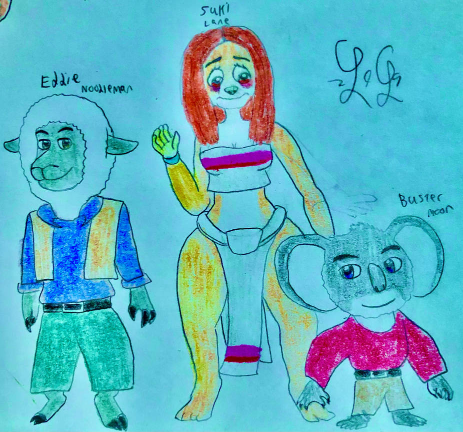 Sing characters cosplaying as El Dorado characters by LugiaLover249 on