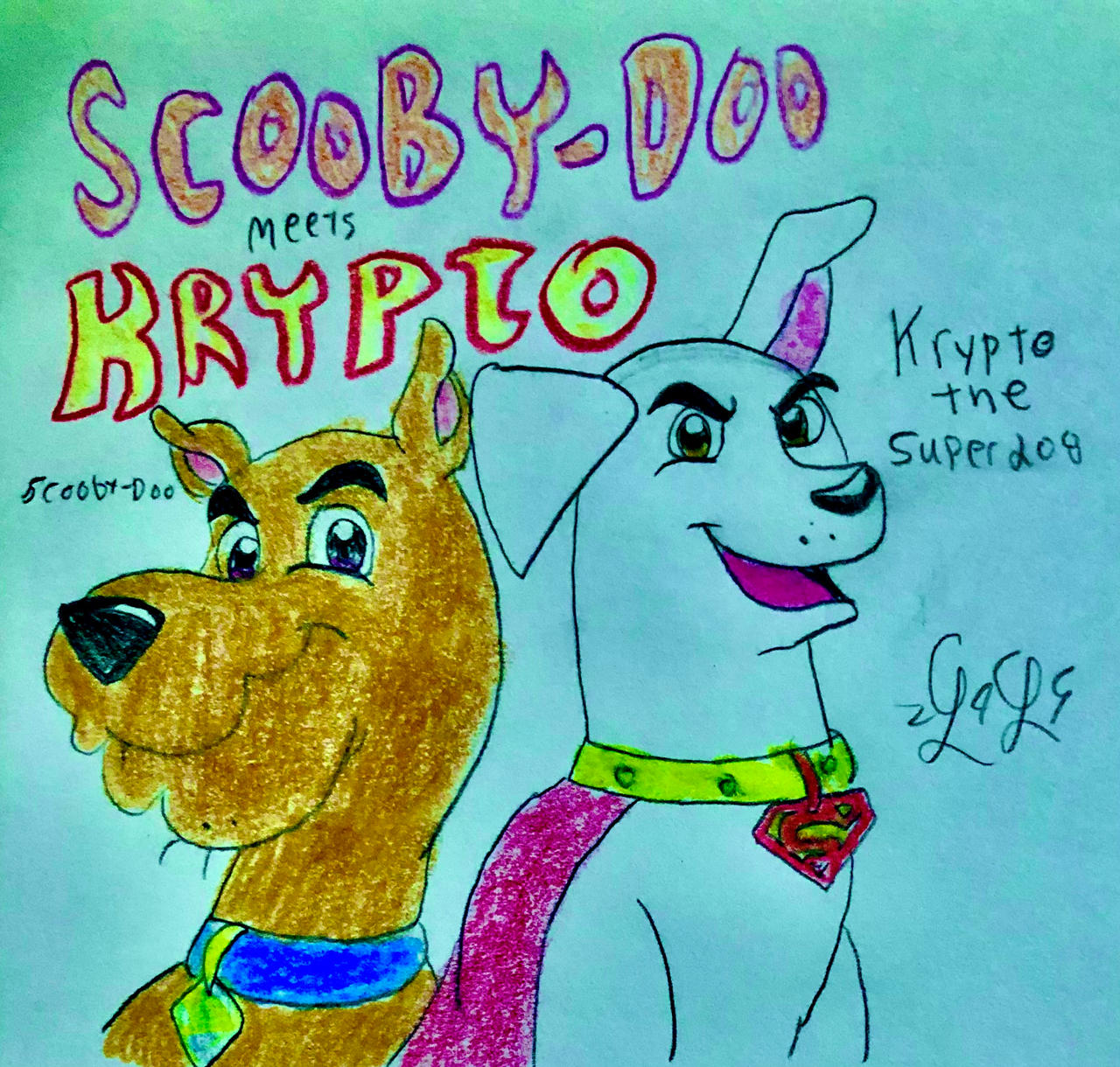 ScoobyDoo meets Krypto by LugiaLover249 on DeviantArt