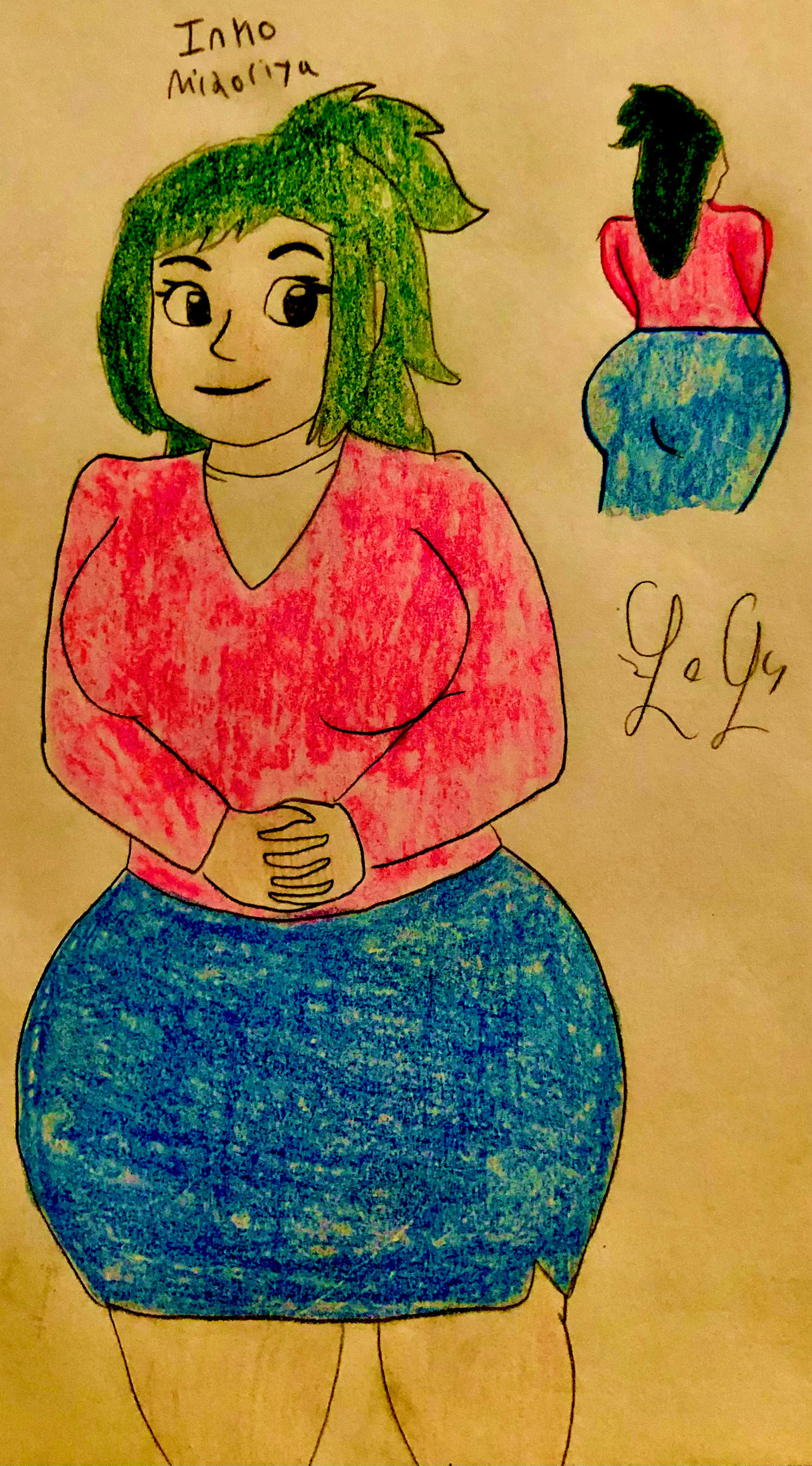 Inko Midoriya by LugiaLover249 on DeviantArt