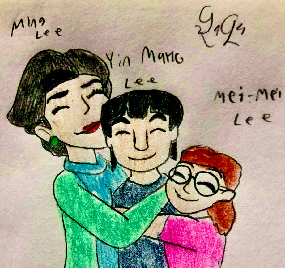 Luckae Hugging The Lees hug by LugiaLover249 on DeviantArt