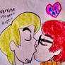 Shaggy and Velma participate in Kiss Me