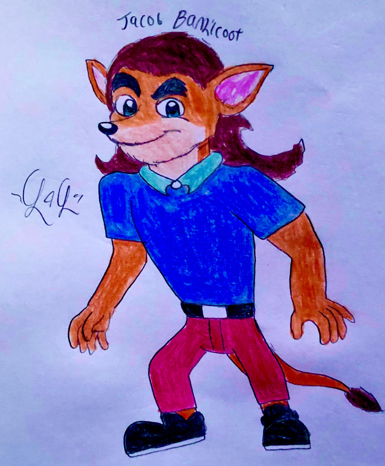 Jackob Deviantart Jacob Bandicoot by LugiaLover249 on DeviantArt