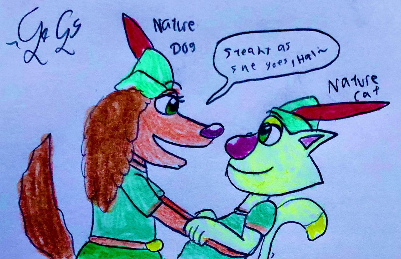 Nature Cat x Nature Dog by LugiaLover249 on DeviantArt