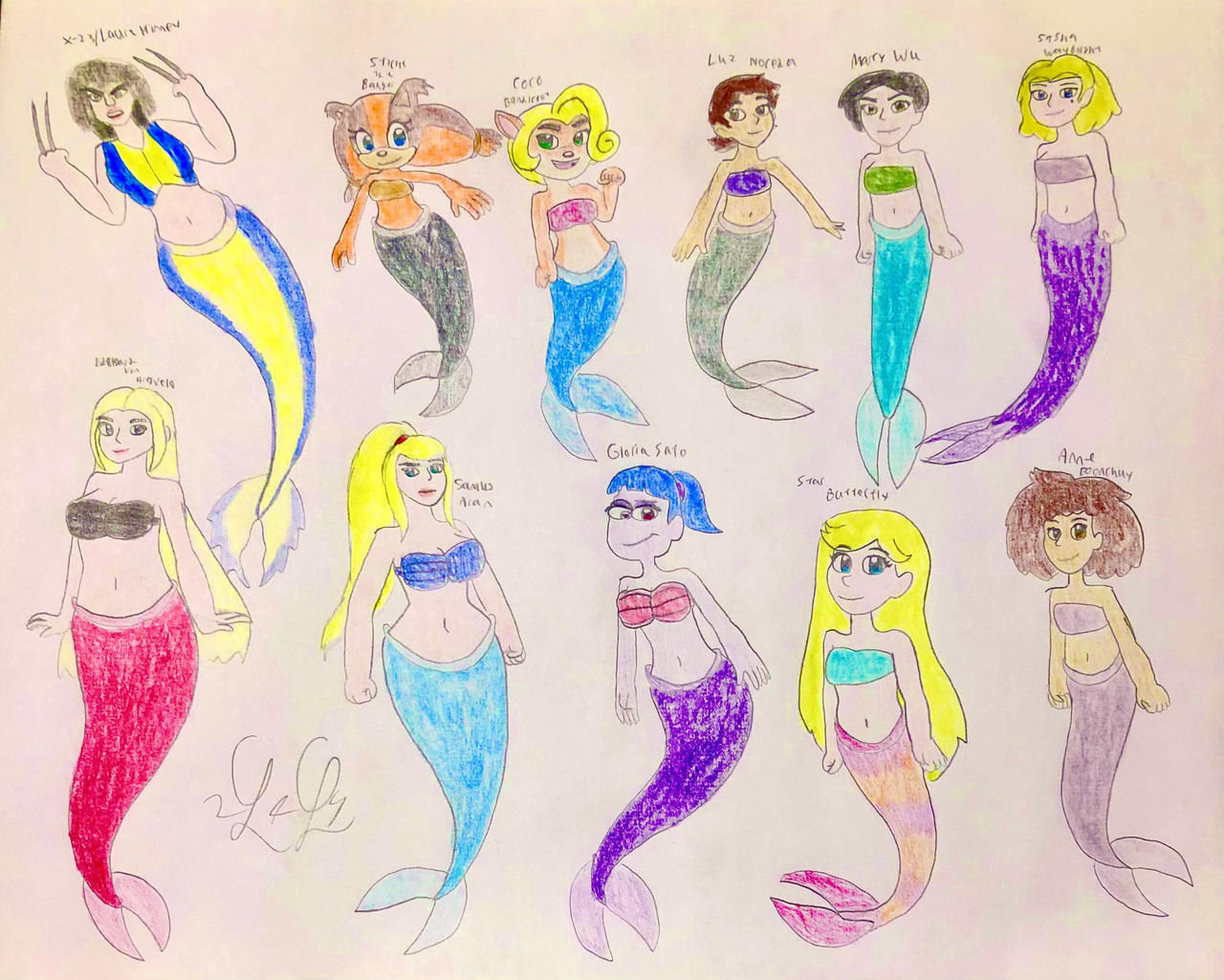 New artwork for Mermaid Melody's 20th Anniversary pop up shop ✨ :  r/MagicalGirlsCommunity