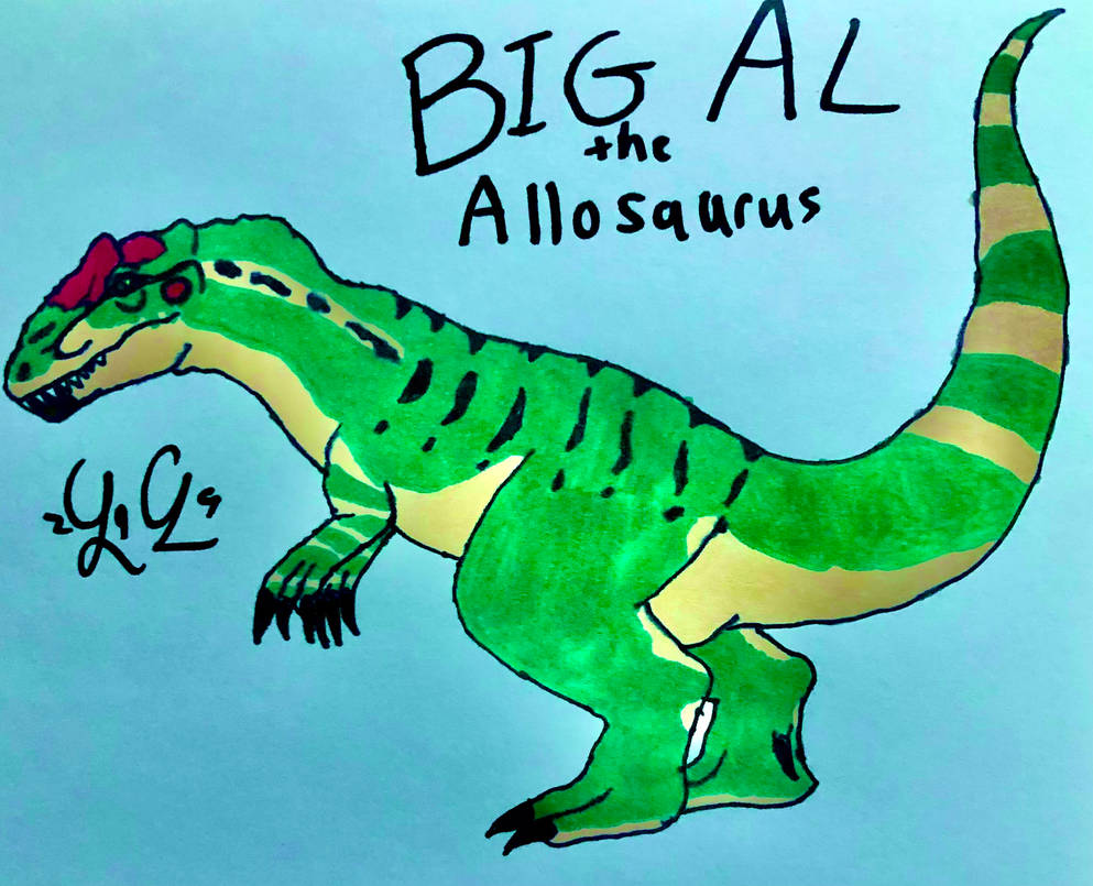 Big Al the Allosaurus by LugiaLover249 on DeviantArt