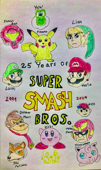 Super Smash Bros. 64 25th Anniversary