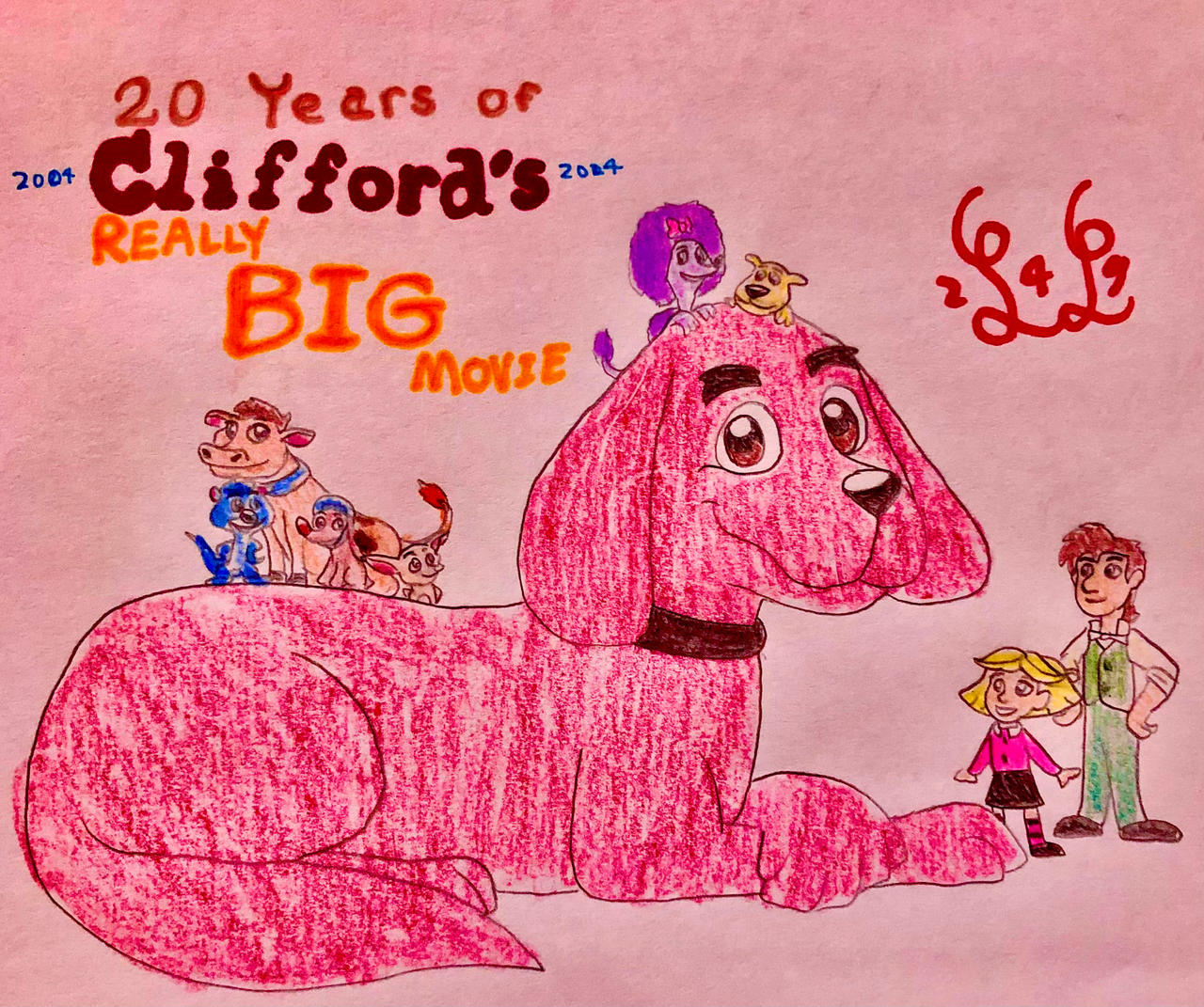 Cliffords Really Big Movie 20th Anniversary By LugiaLover249 On DeviantArt Cliffords really big movie 20th anniversary by lugialover249 on deviantart