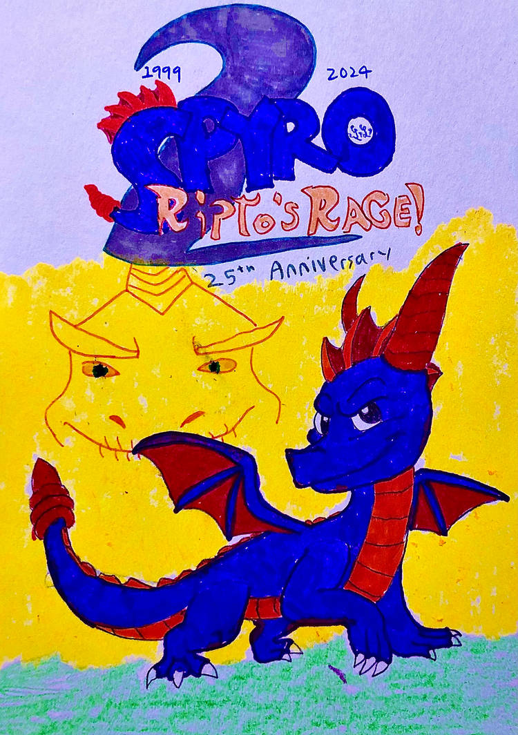 Spyro 2: Riptos Rage! 25th Anniversary by LugiaLover249 on DeviantArt