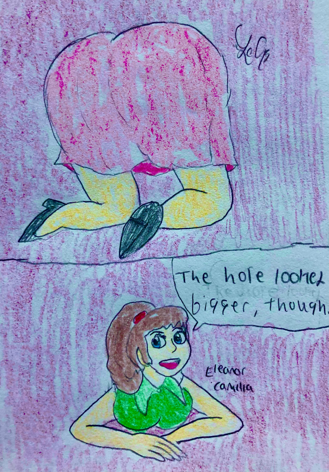 Stuck On Question Deviantart Eleanor Camilla butt-stuck by LugiaLover249 on DeviantArt