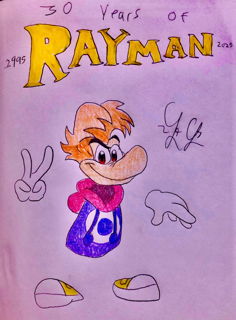 30 years of Rayman by LugiaLover249 on DeviantArt