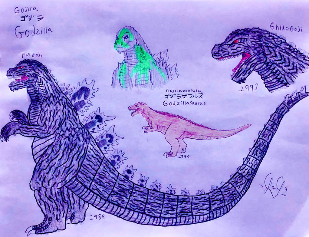 BioGoji/GhidoGoji (Godzilla 1989-1991) 2 by LugiaLover249 on DeviantArt