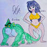 Woman and Gill-Rilla