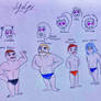 A bunch of Bodacious Beach Hunks