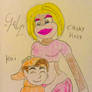 Kai hugging Candy Kong